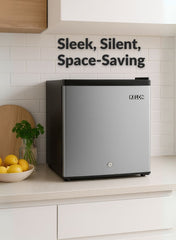 Kelon 55Liters 3 Star Direct-Cool Single Door Mini Refrigerator KRS-06DRS1 Silver-One Year And Five Years Compressor Warranty.