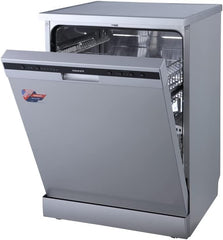 Admiral A++ Freestanding 13 Place Setting Dishwasher,6 Wash Programs, – ADDW136USCP, Silver (1 Year Warranty).