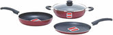 UCOOK Aluminium Non-Stick Induction Cookware Set (3+1)