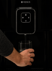 Venus Water Dispenser | Royal Black Finish, Single Spout, Digital Indicator, Rust-Free Water Tank – Stylish & Durable Design-VWD3FC-one year Warranty.