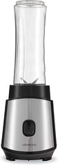 KENWOOD Personal Blender 350W Smoothie Blender/Smoothie Maker with 570ml & 400ml Tritan Smoothie2Go Bottle and Lid, Ice Crush Function BLM05.A0BK Black/Silver