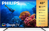 PHILIPS 55 Inch 4K Ultra HD Smart Google TV with Hands-Free Voice Control Dolby Vision Atmos HDR10 with built-in Google Assistant (2024 Model) 55PUT7129/56 Black