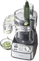 Kenwood Food Processor 1000W With Blender, Grinder Mill, Dual Metal Whisk, Dough Maker, CitrUS Juicer, Express Serve/Salad Kitchen Scale/Weighing Tray Fdm71.690Ss Silver