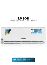 Geepas 1.0 Ton Split Type Air Conditioner 12000 BTU| LED Display, Auto Restart, Strong Airflow, Energy-Saving, Elegant Design| GACS1225CUE