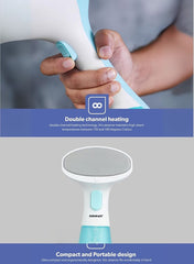 Admiral Portable Garment Steamer, 1300W Power, 80ml Water Tank, Compact & Lightweight Design – Blue & White - ADGS1380