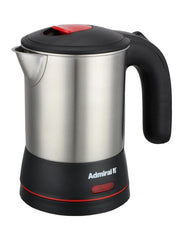 Admiral 0.5L Stainless Steel Heater, Manual Lid, Compact Design, 220-240V, 220W, 1-Year Warranty – Model ADKT170GSS1 (Silver)