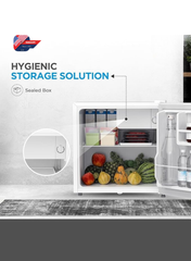 Admiral Single Door Refrigerator Gross Capacity 55L, Net Capacity 46L ADSD55MWP White