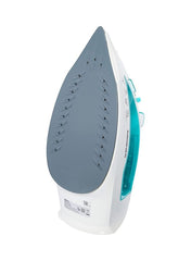 Admiral 2200W Steam Iron with Ceramic Soleplate, Auto Shut-Off & Self-Cleaning Function, 300ml Tank, 220-240V – Model ADSI2200B (Blue & White)