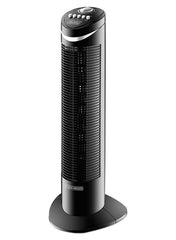 Black & Decker Tower Fan with 3 Speed Settings, 50W 65° Oscillation, Quiet Operation, Portable Design with Carry Handle, 120-Min Timer, Adjustable Airflow for Home or Travel
