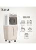 Havells Kalt 24 L Personal Air Cooler – White & Champagne Gold, 3‑Speed, Auto Swing, Honeycomb Pads