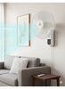 Standard 16-Inch Wall Fan with Remote Control | 400mm Saber Wall-Mount Circulator | 3 Aerodynamic AS Blades, 50W High-Efficiency Copper Motor | Space-Saving, Whisper-Quiet Operation