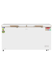GEEPAS 550L Double Door Chest Freezer| Frozen Temperature -18°C HCF and FCKW Free| Highly Efficient Monolithic Foaming and Compressor Switch Off Function| Includes Lock and Key, 2 Food Baskets| 1 Year Warranty 550 L 230 W GCF55019WAH White