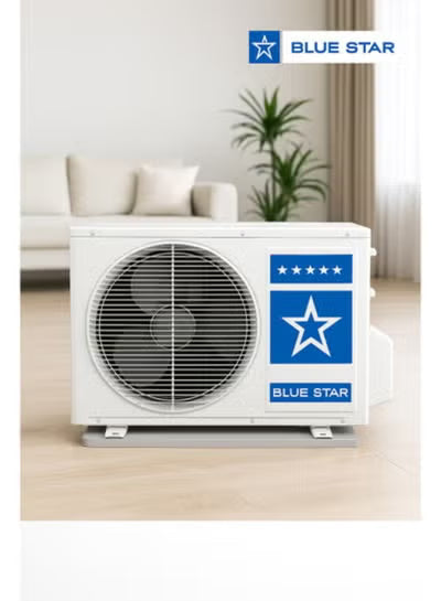 Bluestar 2 Ton 2 Star Split Air Conditioner HW24CXYFB3-01| Rotary Compressor, High-Efficiency Cooling, Blue Fin Anti-Corrosive Coating, Auto Restart, R410A Refrigerant