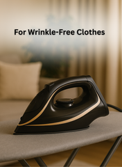 Venus Steam Iron VSI 24 SB – Powerful 2400W Steam Iron with Thick Ceramic Soleplate, Spray & Steam Functions, Anti-Drip System, Self-Cleaning, Large 380 ml Water Tank, Auto Shut-Off Safety Feature – Smooth & Reliable Ironing-One year warranty.