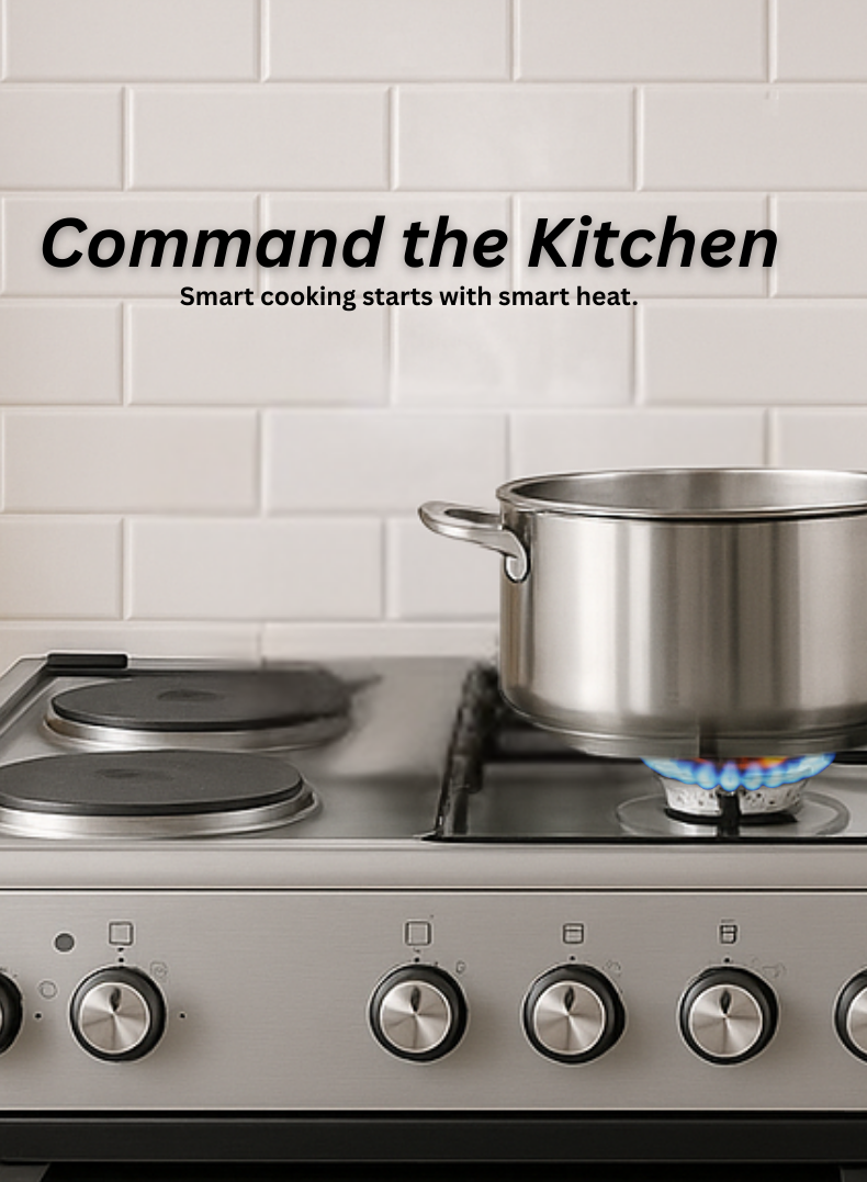 Venus 55x50 cm Stainless Steel Cooking Range | 4 Electric Hotplates | Electric Oven & Grill | Compact Space-Saving Design | Made in Turkey | Durable & Easy to Clean.