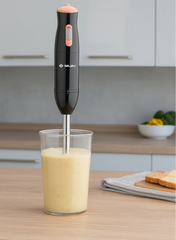 Bajaj HB 21 Hand Blender, 300W Motor, Stainless Steel Blade, Detachable Shaft, Easy Grip Handle – 410535