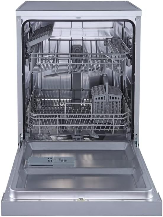 Admiral A++ Freestanding 13 Place Setting Dishwasher,6 Wash Programs, – ADDW136USCP, Silver (1 Year Warranty).