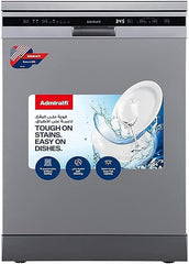 Admiral A++ Freestanding 13 Place Setting Dishwasher,6 Wash Programs, – ADDW136USCP, Silver (1 Year Warranty).