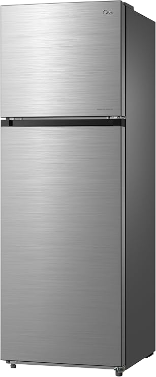 Midea 495L Gross And 338L Net Double Door Refrigerator Multi-Air Flow Technology, Equipped With Smart Sensor, Electronic Control, Inverter Quattro, Active-C Fresh, Smart Cooling, Silver MDRT495MTE46AE