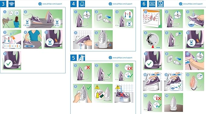 Philips 5000 Seires Steam Iron - 2400W, 160g Steam Boost, SteamGlide Plus - DST5010/16