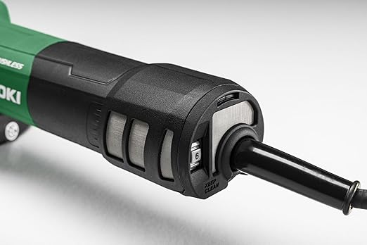 HiKOKI G13VE2WQZ Angle Grinder (1320 W, 10,000 RPM Speed, Disc Diameter: 125 mm, Brushless, Spindle Locking, Perfect Grip Circumference)