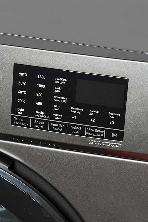 Admiral Frontload Washing Machine, Washer 7Kgs, 1200 RPM, Silver (1 Year Warranty) -2022 Year Model.