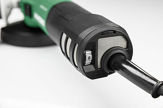 HiKOKI G13VE2WQZ Angle Grinder (1320 W, 10,000 RPM Speed, Disc Diameter: 125 mm, Brushless, Spindle Locking, Perfect Grip Circumference)