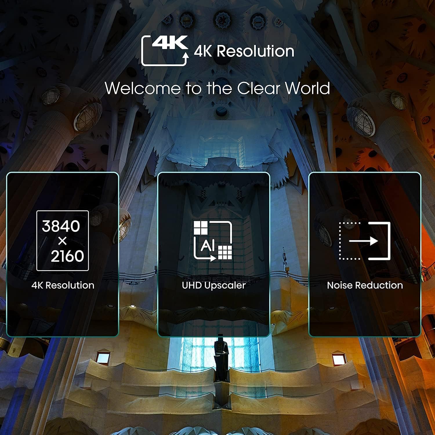 Hisense 75 Inch TV UHD Smart HDR 10/HLG Wifi (2.4GHZ) Bluetooth 5.0 DLNA HDCP Version H.265 decoder - 75A6GE (2021 Model)- Black