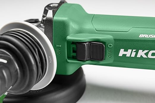 HiKOKI G13VE2WQZ Angle Grinder (1320 W, 10,000 RPM Speed, Disc Diameter: 125 mm, Brushless, Spindle Locking, Perfect Grip Circumference)