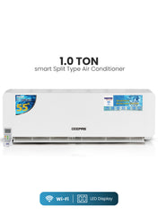 Geepas 1.0 Ton Split Type Air Conditioner 12000 BTU| LED Display, Auto Restart, Strong Airflow, Energy-Saving, Elegant Design| GACS1225CUE