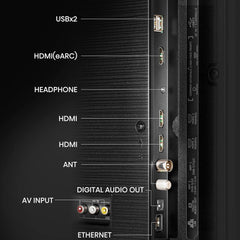 Toshiba 55 inch UHD Smart TV C350N -, AI 4K Upscaling, REGZA Power Audio, Ultimate Motion, Sports Mode, DTS X, Game Mode, Dolby Vision Atmos (2024 Model)