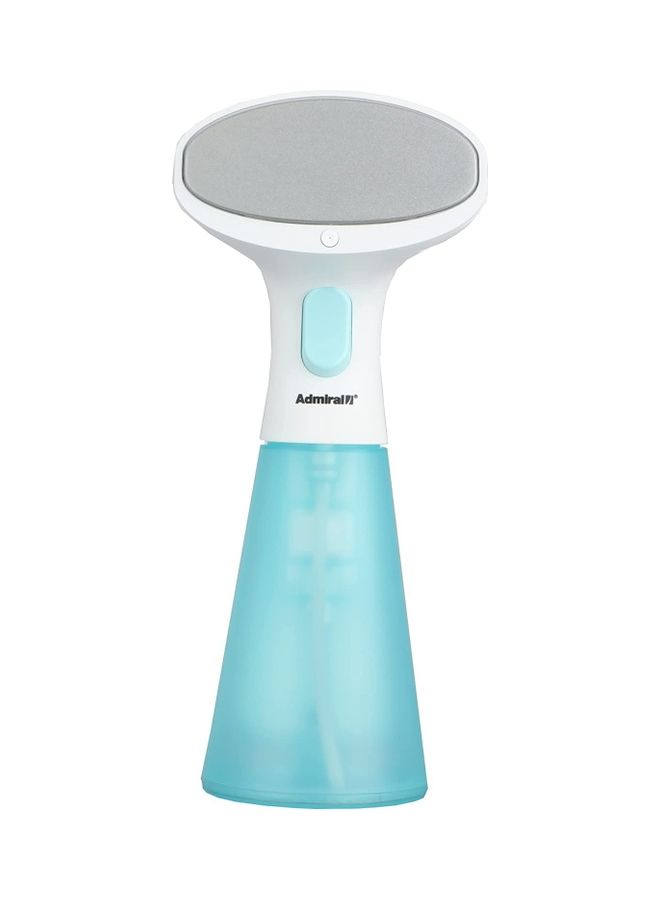 Admiral Portable Garment Steamer, 1300W Power, 80ml Water Tank, Compact & Lightweight Design – Blue & White - ADGS1380