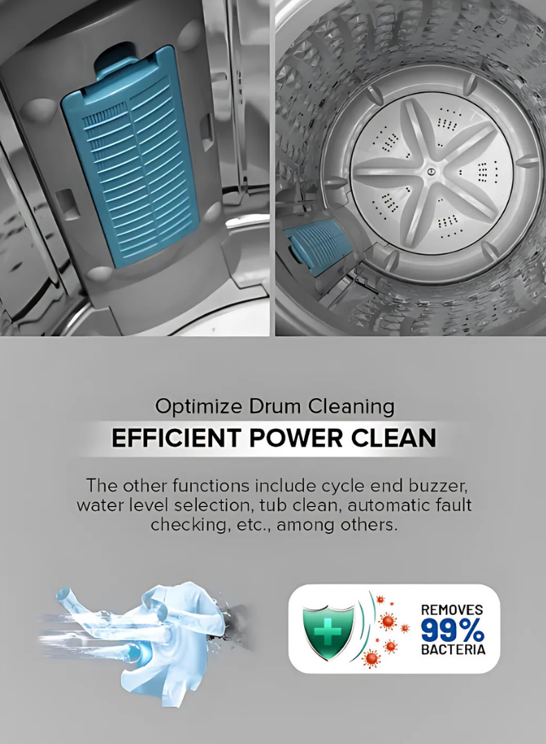 Admiral Front‑Load Washer (7 kg) & Dryer (10 kg) Laundry Combo – Smart‑Jet, Dual Inverter Motors, Touch Panel, UV‑Sterilization, Stainless Steel Tub – Model ADLC157SICP 10 kg ADLC157SICP Black