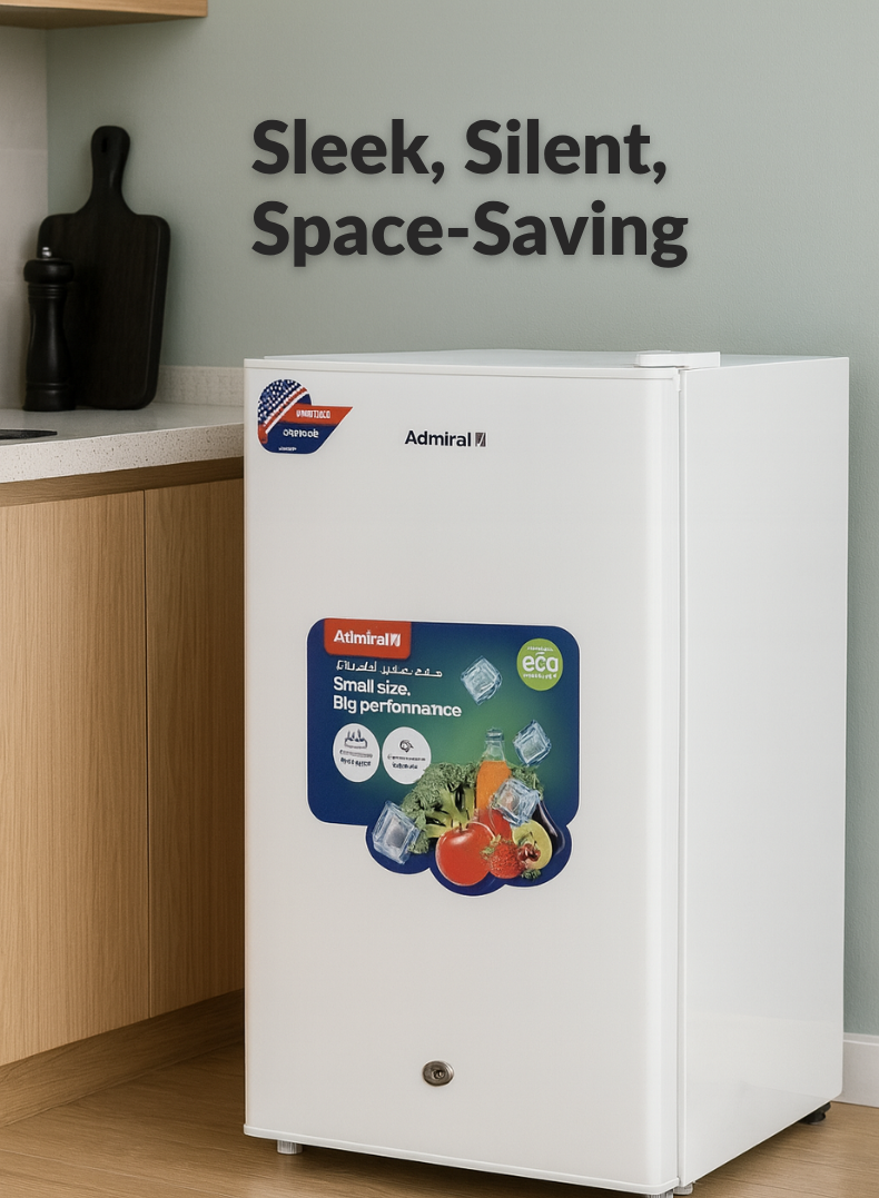 Admiral Single Door Refrigerator Gross Capacity 125L, Net Capacity 92L ADSD12MWP White