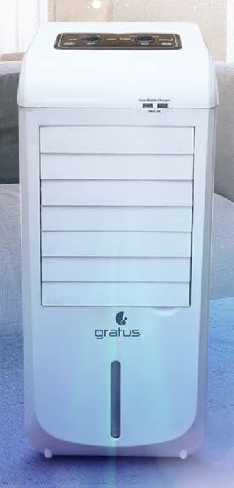 Gratus GADX9939 – 15 L Barred Series Evaporative Air Cooler with Dual-Flow Technology & 2 USB Ports