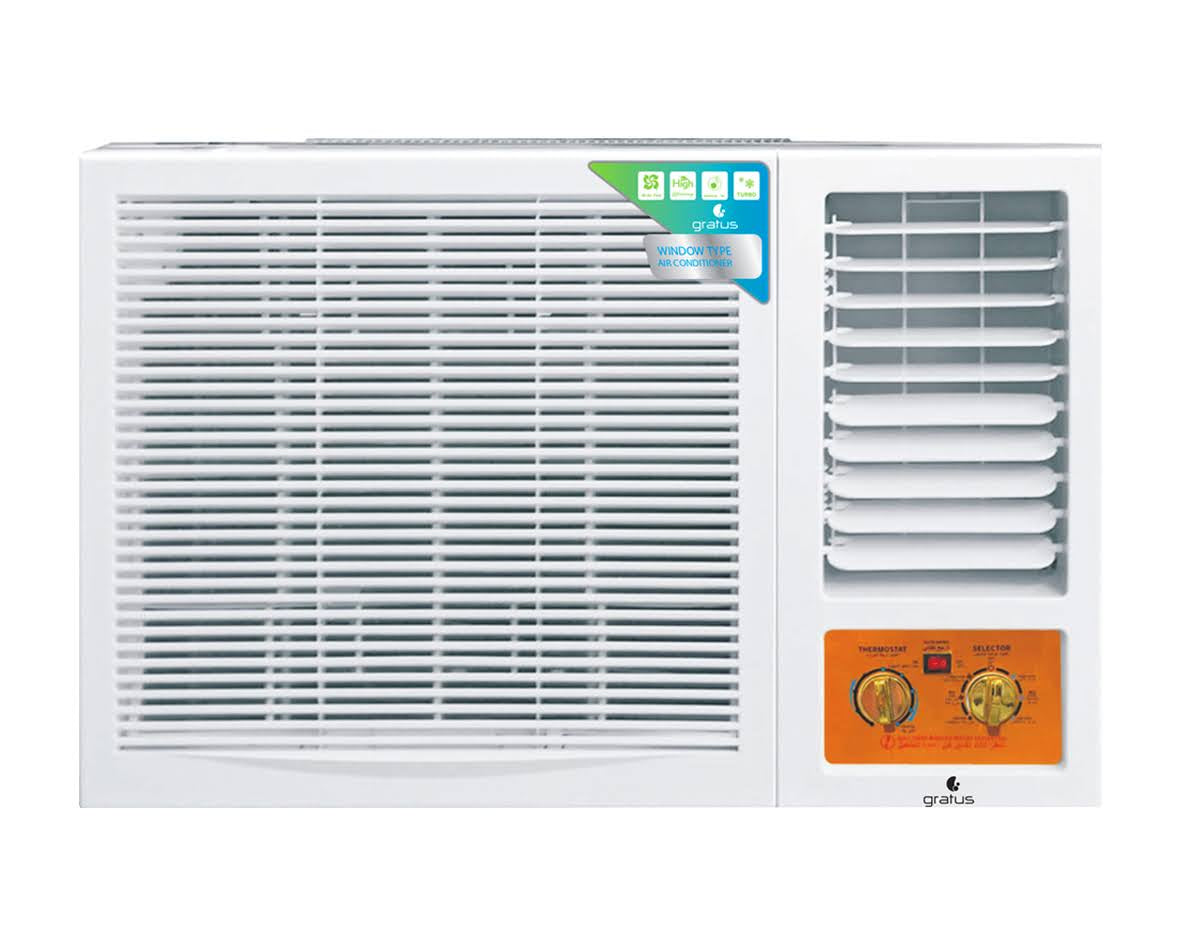 GWAC185TRS – 1.5 Ton Window AC with Heavy-Duty Rotary Compressor, R410A, Auto‑Restart & Grooved Copper Tubing