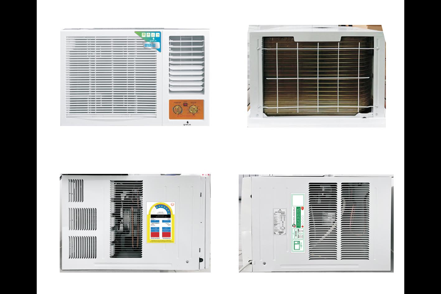 GWAC185TRS – 1.5 Ton Window AC with Heavy-Duty Rotary Compressor, R410A, Auto‑Restart & Grooved Copper Tubing