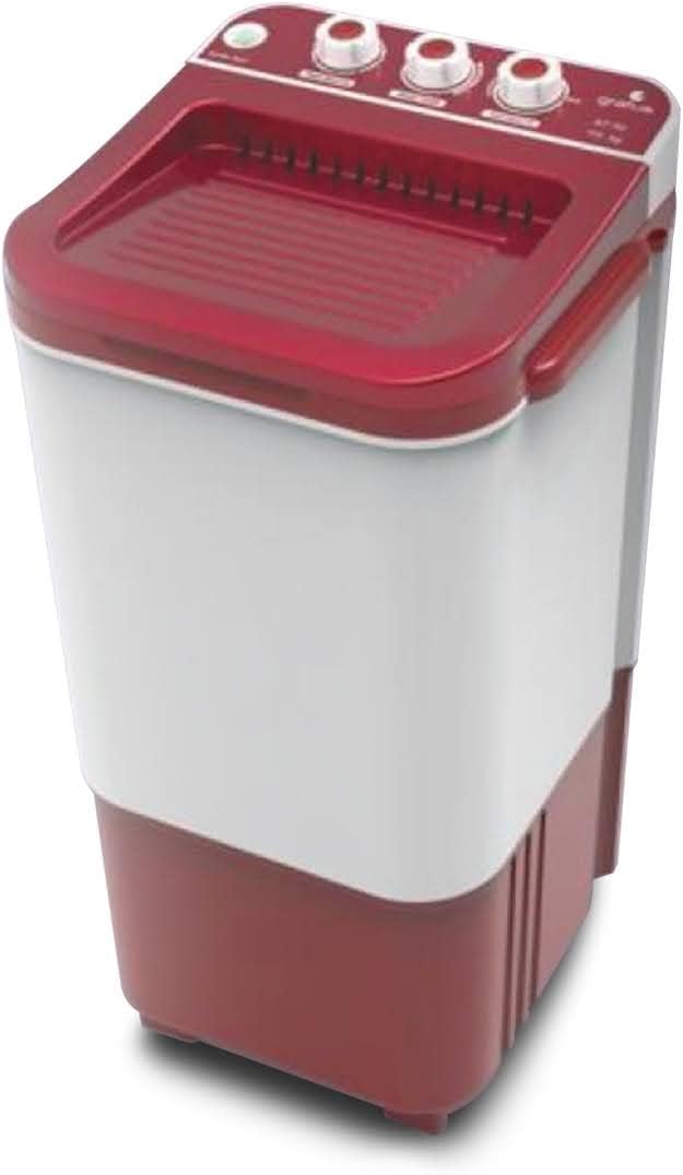 Gratus 7 KG Single‑Tub Top‑Load Washing Machine — Dark Maroon | Model GWST70‑DM