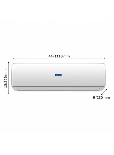 Bluestar 1.5 Ton Inverter Split Air Conditioner | Model HW18CCFAN3-01 | R410A Eco-Friendly Refrigerant | Rotary Compressor | Turbo Cooling | Energy Efficient | 100% Copper | Auto Restart | White