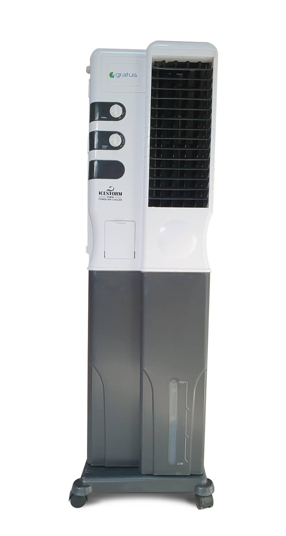 Gratus ICESTORM35DX – 35 L Evaporative Air Cooler with 4‑Way Air Deflection, Auto Louver, Water Level Indicator, Made in India
