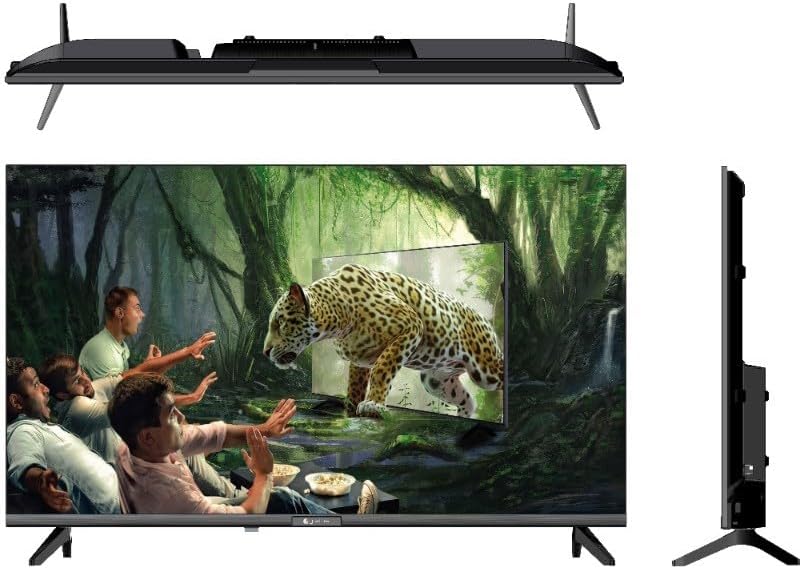 Gratus 32-Inch Edgeless HD Ready LED Smart TV – Android 12, Built-in DVB T2/S2 Receiver, 2 HDMI, 2 USB, High-Resolution Display, Superior Sound – Model LT32A23H
