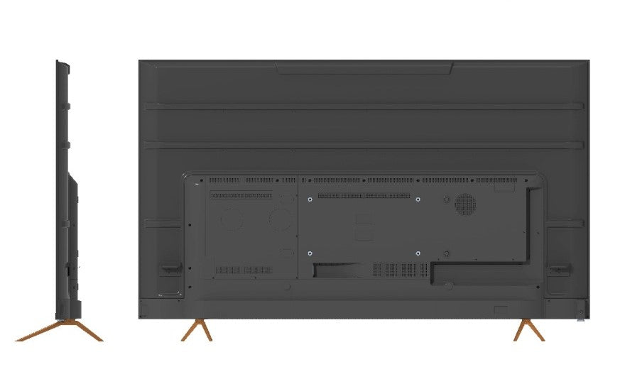 Ggratus 55-Inch 4K UHD Edgeless Smart LED TV – WebOS Powered with ThinQ AI, Quad-Core Processor, Dolby Audio, Voice Control, Dual HDMI/USB – Model LT55W4K23H