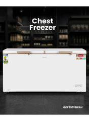 GEEPAS 550L Double Door Chest Freezer| Frozen Temperature -18°C HCF and FCKW Free| Highly Efficient Monolithic Foaming and Compressor Switch Off Function| Includes Lock and Key, 2 Food Baskets| 1 Year Warranty 550 L 230 W GCF55019WAH White