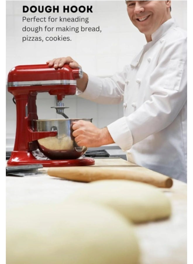 3-in-1 Multifunction Stand Mixer, 1800W High-Power Kitchen Machine with 7L Stainless Steel Bowl, Glass Blender Jug, Meat Grinder Attachment, Full Metal Gear System, and 8-Speed Control with Pulse – Red Model Number ADSM7SS15