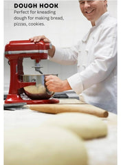 3-in-1 Multifunction Stand Mixer, 1800W High-Power Kitchen Machine with 7L Stainless Steel Bowl, Glass Blender Jug, Meat Grinder Attachment, Full Metal Gear System, and 8-Speed Control with Pulse – Red Model Number ADSM7SS15