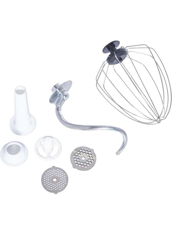 Professional Stand Mixer | 3-in-1 Multifunction Kitchen Machine with Full Metal Gear System, All-Copper Motor, LED Timer Display & Built-in Bowl Light | Includes Stainless Steel Bowl, Dough Hook, Whisk, Beater