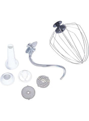 Professional Stand Mixer | 3-in-1 Multifunction Kitchen Machine with Full Metal Gear System, All-Copper Motor, LED Timer Display & Built-in Bowl Light | Includes Stainless Steel Bowl, Dough Hook, Whisk, Beater