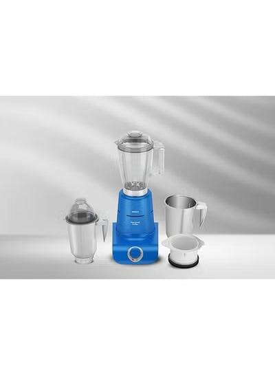 Havells Maxx Grind Ex Plus 900W Mixer Grinder cum Blender – Copper Motor, 1.5L Blender Jar, 2 Wet & Dry Jars, Convertible Chutney Jar Lid, Blue & White