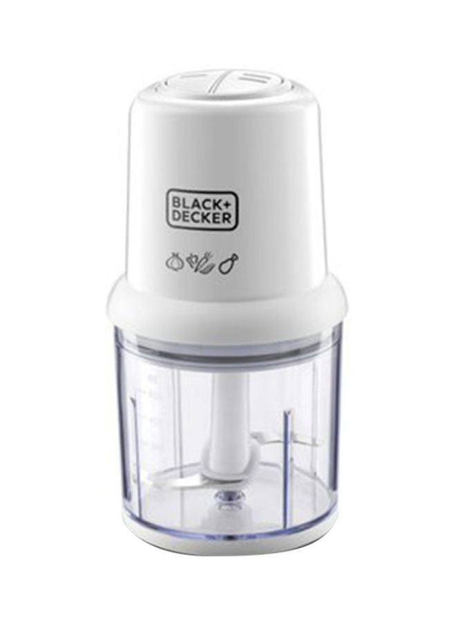 Black&Decker Vertical Chopper, 2 Speed Settings, Stainless Steel Blades, Ideal for Chopping, Mincing, Pureeing, Stable Anti-Slip Base, Easy to Clean