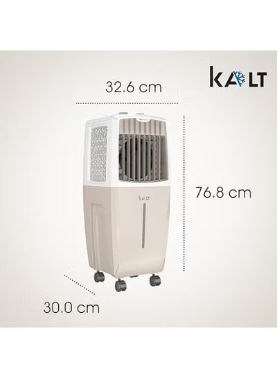 Havells Kalt 24 L Personal Air Cooler – White & Champagne Gold, 3‑Speed, Auto Swing, Honeycomb Pads